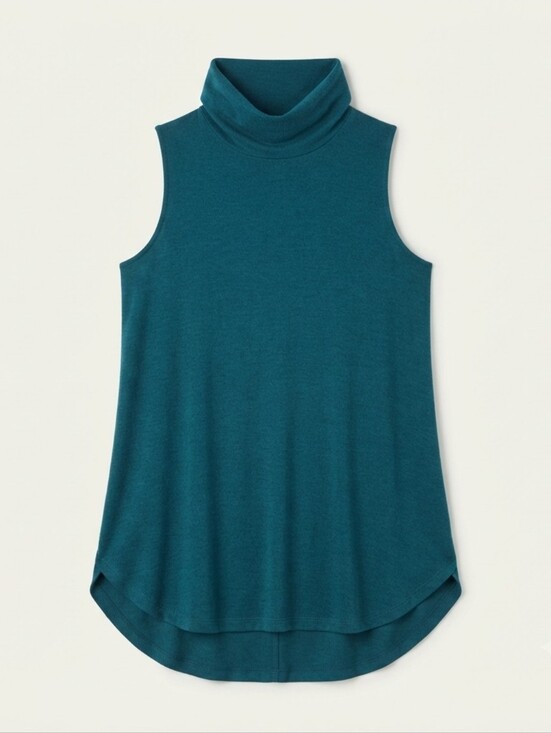 LOFT Tops - LOFT Women's Teal Blue Sleeveless Cowl Neck Top Blouse Size Medium M